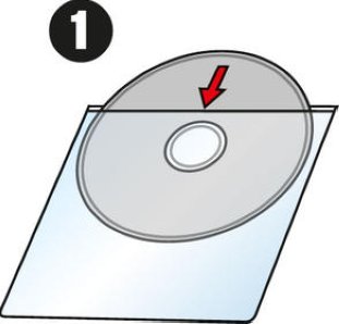 3L CD/DVD-Taschen mit Klappe