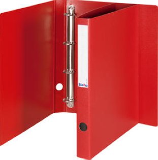 Biella Ringhefter Viria A4 Spezialpappe Ø 25mm rot