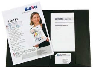 Biella Offertmappe Pearl 1 Sichttasche A4 240gr 50Blatt