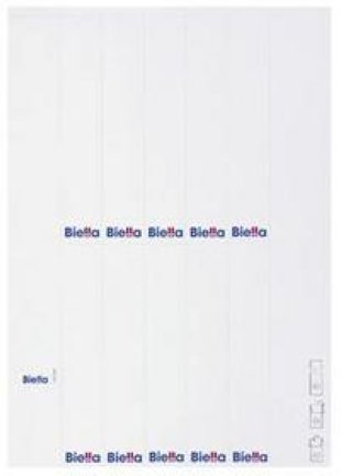 Biella Rückenschilder Bundesordner 4cm für PC à 100