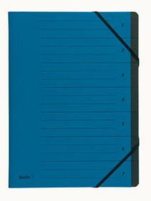 Biella Ordnungsmappe 7-teilig blau