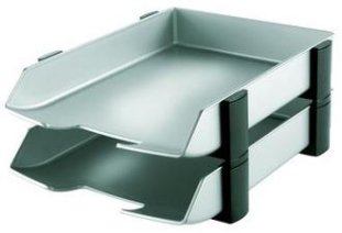 HAN Briefablage Wave Silver Edition A4 aus PS