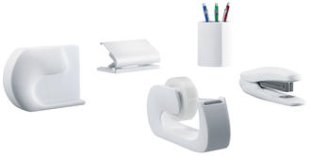Hansa Schreibtisch Set weiss
