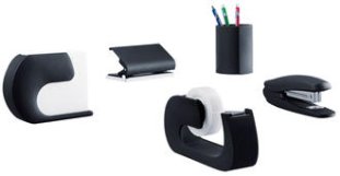 Hansa Schreibtisch Set schwarz