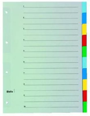 Biella Register PVC A4 10-teilig
