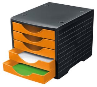 Styrogreen Schubladenelement B270xH255xT340mm 5 Schubladen