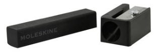 Moleskine Radiergummi und Spitzer Set schwarz