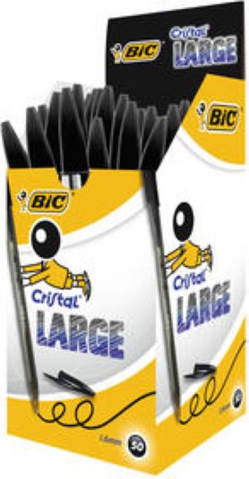 Bic Kugelschreiber Cristal large schwarz