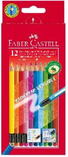 Faber Castell Farbstifte radierbar 12 Farben