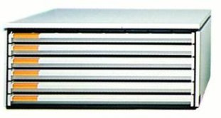 Styro Stabil Schubladenelement B528xH232xT354mm 6 Schubladen