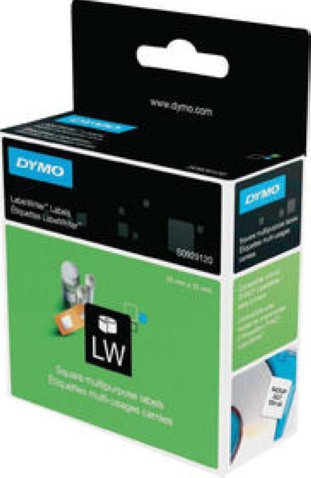 Dymo Vielzweck Etiketten 25x25mm