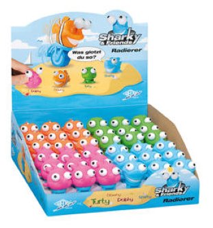Sharky & Friends Radiergummis assortiert