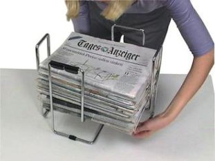 Quickpac Zeitungsbinder chrom