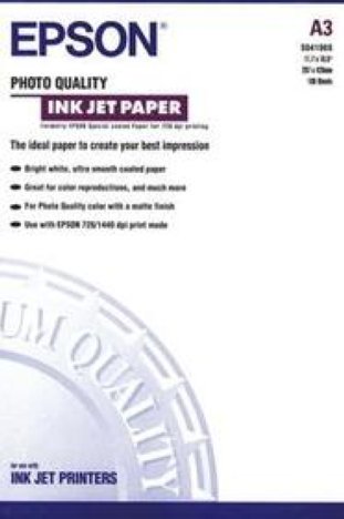 Epson InkJet Papier A3 104gr à 100