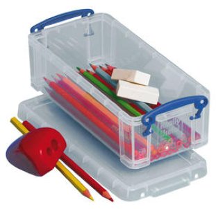 Really Useful Box Ordnungsbox 0.9l transparent