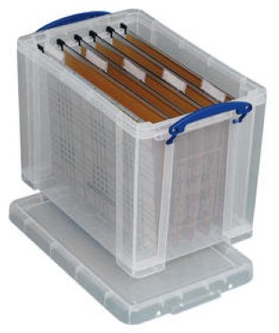 Really Useful Box Ordnungsbox 19l transparent