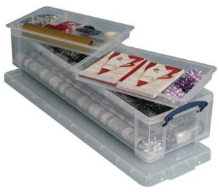 Really Useful Box Ordnungsbox 22l transparent