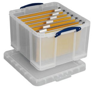 Really Useful Box Ordnungsbox 42l transparent