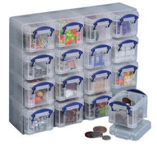 Really Useful Box Organizer 16x0.3l transparent