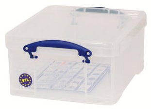 Really Useful Box Ordnungsbox 21l transparent