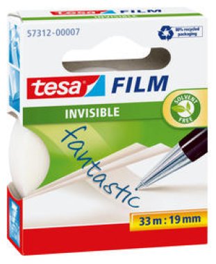 Tesa Ersatzrolle invisible PP 19mmx33m