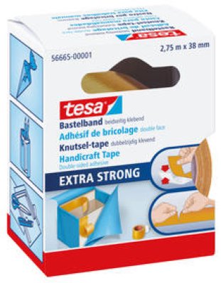 Tesa Bastelband beidseitig klebend 38mmx2.75m