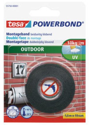Tesa Montageband Outdoor 19mmx1.5m
