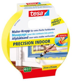 Tesa Maler-Krepp Precision ecoLogo Indoor 25mmx25m