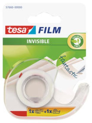 Tesa Handabroller Invisible inkl. Rolle 19mmx10m