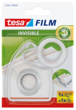 Tesa Handabroller Invisible Easy Cut inkl. Rolle 19mmx10m