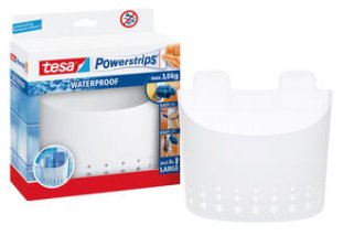 Tesa Powerstrips Waterproof Korb für Duschgel gross bis 3kg