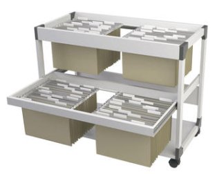 Durable Hängemappenwagen System 200 Multi Top