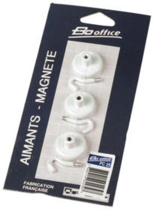 BoOffice Hakenmagnete 25mm à 3 Stück