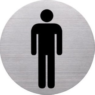 Helit Wand-/Tür-Piktogramm WC Herren