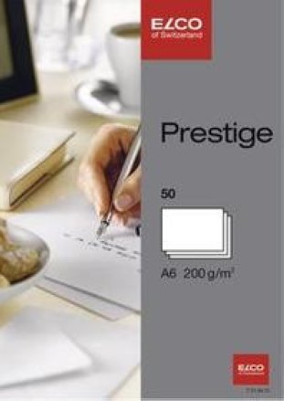 Elco Prestige Karten blanco A6 200gr à 50