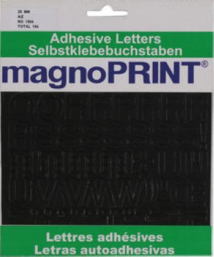 Magno Print Selbstklebebuchstaben 20mm A-Z