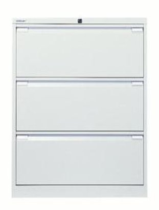 Bisley Registraturschrank Doppelbahnig 3 Schubladen