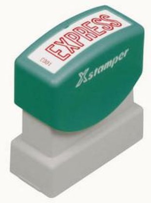X-Stamper Gebucht rot