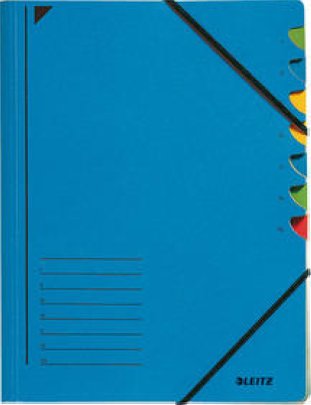 Leitz Ordnungsmappe 7-teilig blau