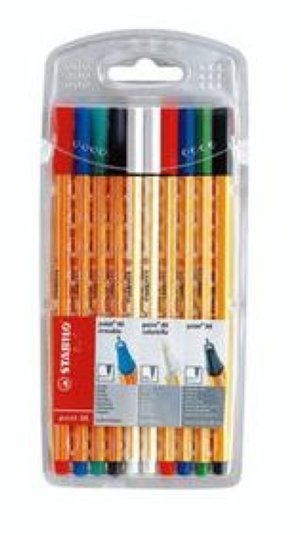 Stabilo Tintenfeinschreiber point 88 0.4mm erasable Etui