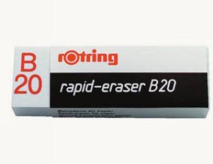 Rotring Radiergummi Rapid-Eraser B20 60x20x12mm