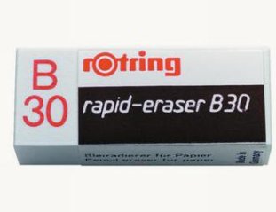 Rotring Radiergummi Rapid-Eraser B30 40x18x12mm