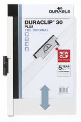Durable Klemmhefter Duraclip Plus A4 70gr bis 30 Blatt