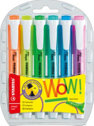 Stabilo Textmarker swing cool 6er Set