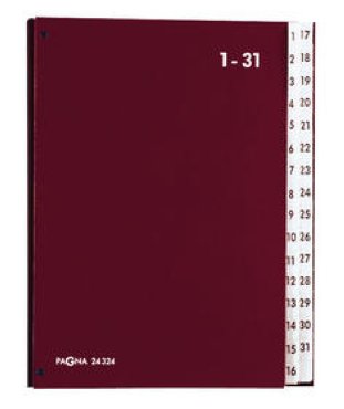 Pagna Pultordner 1-31 rot