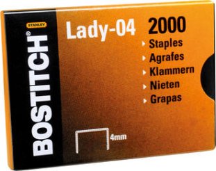 Bostitch Heftklammern LadyPlier 4mm à 1000
