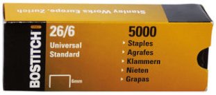 Bostitch Heftklammern 26/6 à 5000