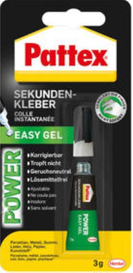 Pattex Sekundenkleber PowerEasy gel Tube 3g
