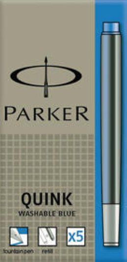 Parker Tintenpatronen Grossraum auswaschbar à 5