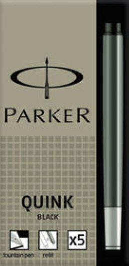 Parker Tintenpatronen Grossraum permanent à 5